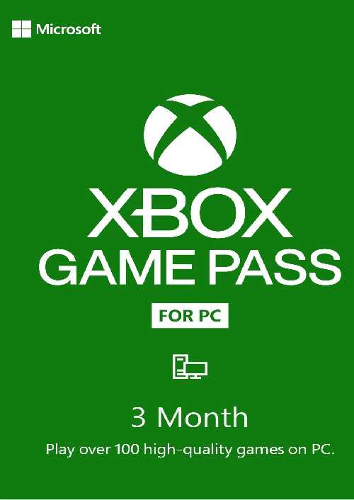 3 Month Xbox Game Pass - PC (EU & UK) thumbnail