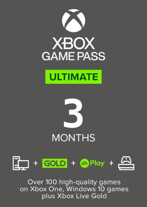 3 Month Xbox Game Pass Ultimate Xbox One / PC (EU & UK) thumbnail