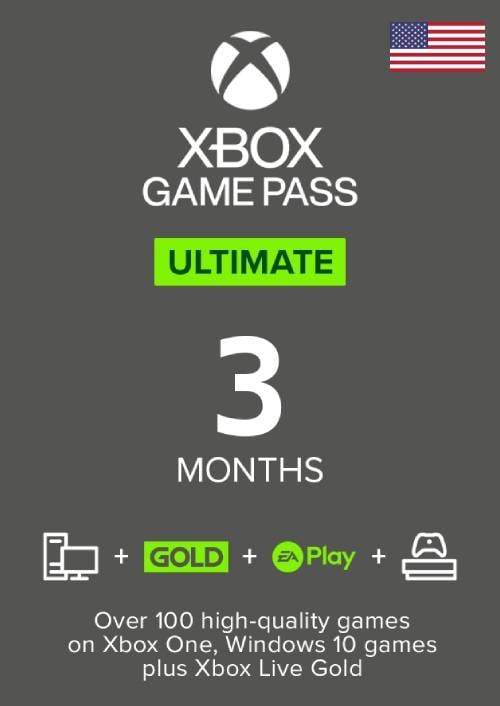 3 Month Xbox Game Pass Ultimate Xbox One / PC (USA) thumbnail