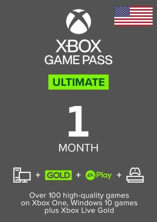 1 Month Xbox Game Pass Ultimate Xbox One / PC (USA) thumbnail